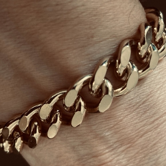 Speidel ID Bracelet Brushed Gold Tone - Picture 7 of 13